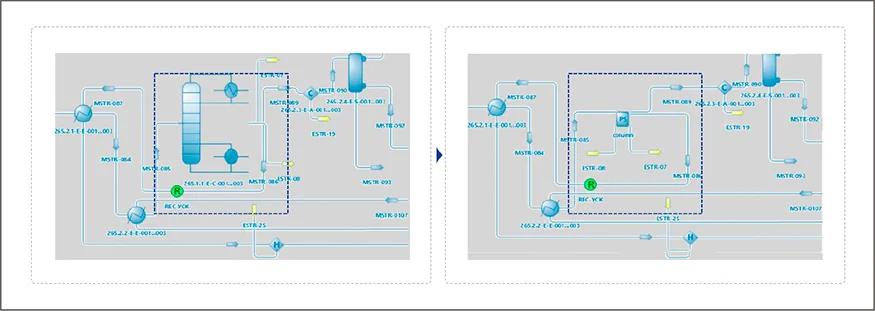 Суррогатная модель колонны в&nbsp;симуляторе «Планета.ИнСим»